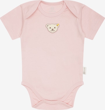 Steiff Collection - Pijama entero/body en rosa: frente