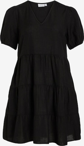 VILA Dress in Black: front