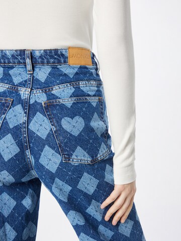 Monki Regular Jeans in Blauw