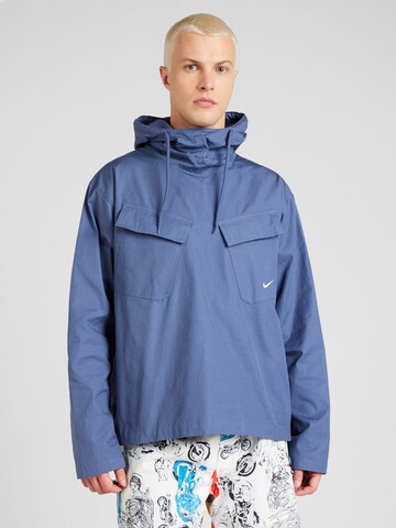 Veste mi-saison 'FIELD' Nike Sportswear en bleu : devant