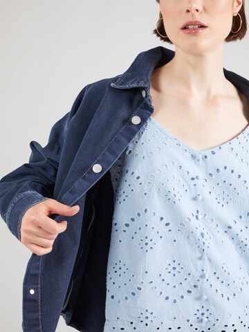 PIECES Top 'PCVILDE' in Blauw