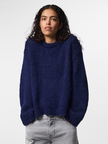PIECES Pullover 'PCDORTHEA' in Blau: Vorderseite