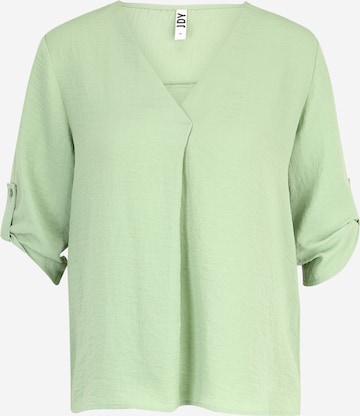 JDY Petite Blouse 'DIVYA' in Green: front