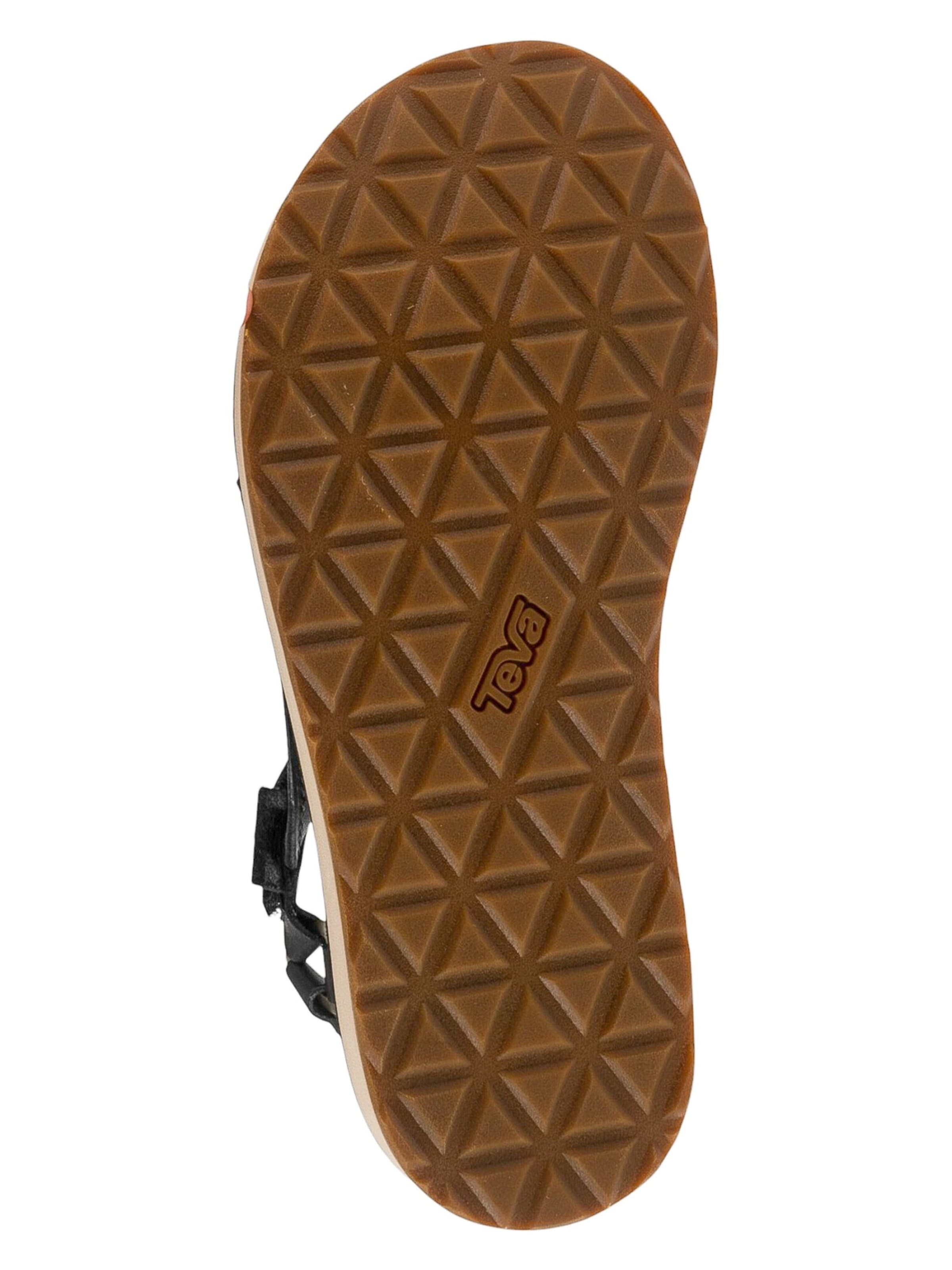 TEVA Strap sandal 'Teva W Original Universal Slim Leather Sandals' in Black