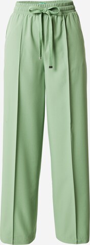 Pantaloni con piega frontale di UNITED COLORS OF BENETTON in verde: frontale