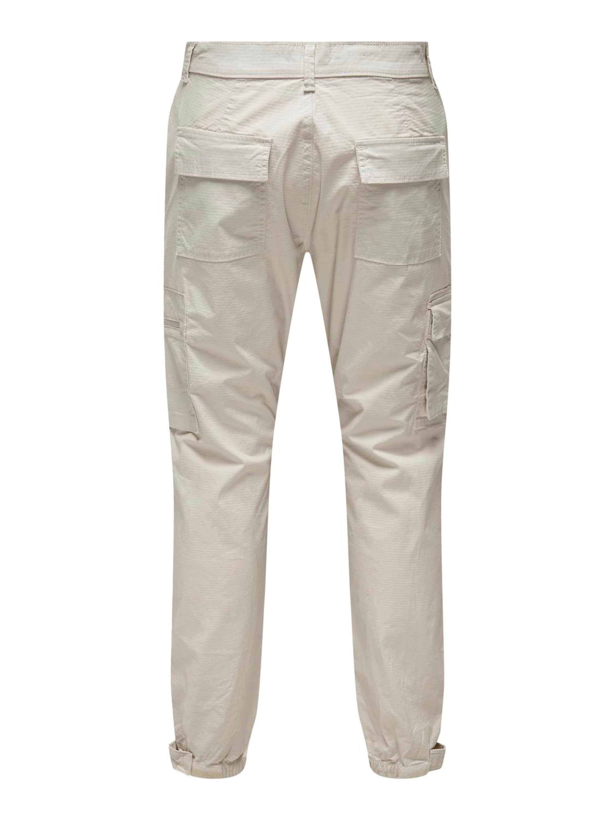 Only & Sons Tapered Gargohousut 'CAM' värissä beige