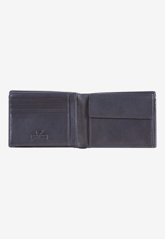 Braun Büffel Wallet 'Henry' in Blue