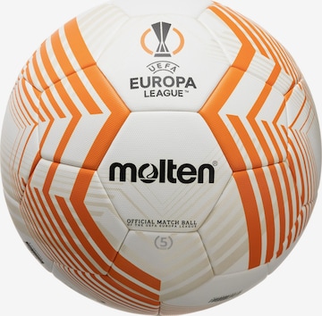 molten Ball 'UEFA Europa League' in White: front