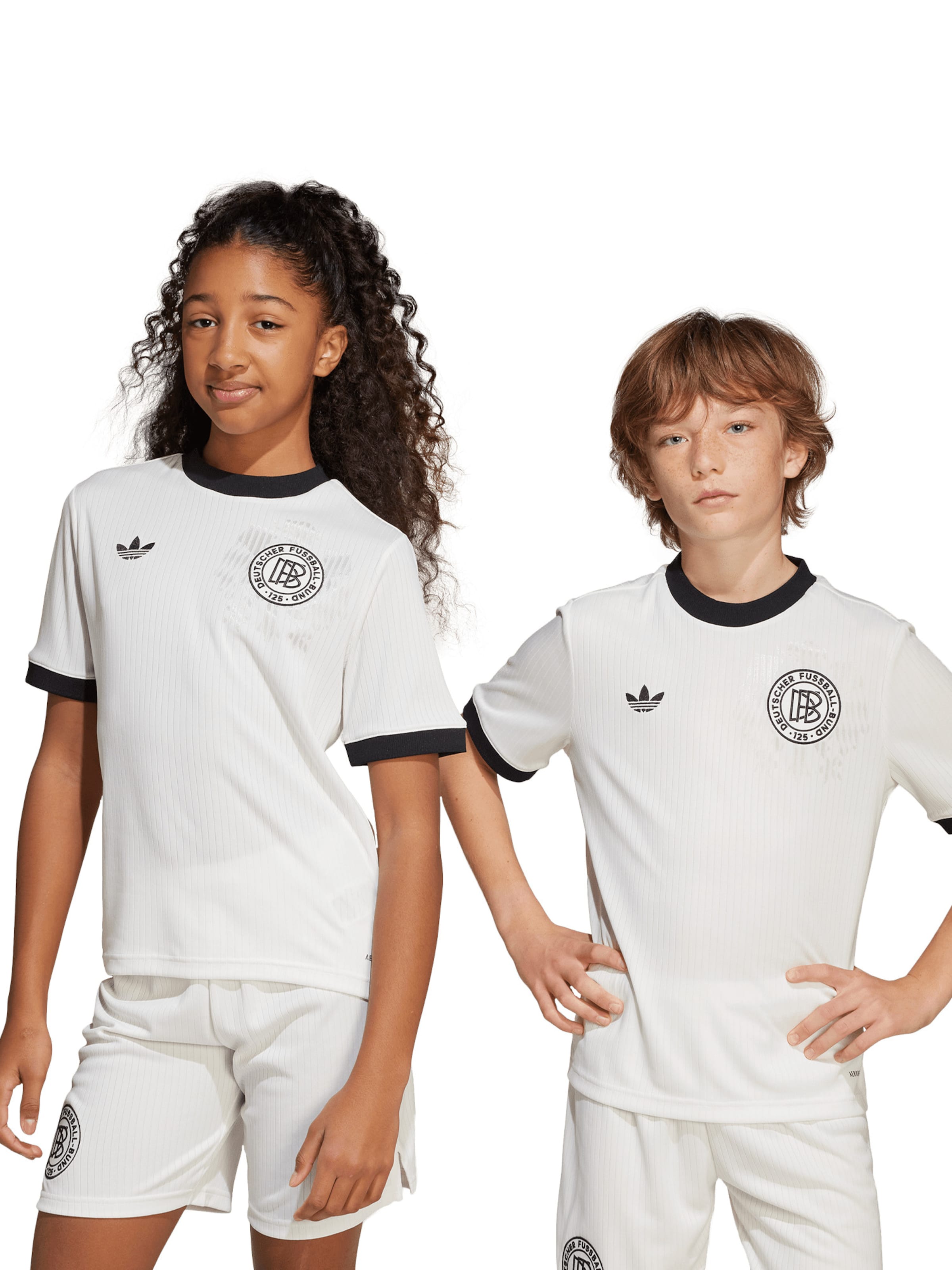 ADIDAS PERFORMANCE - Camiseta funcional 'DFB Home 125 Jahre' en blanco: frente