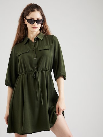 Rochie tip bluză 'TIFF' de la VILA pe verde