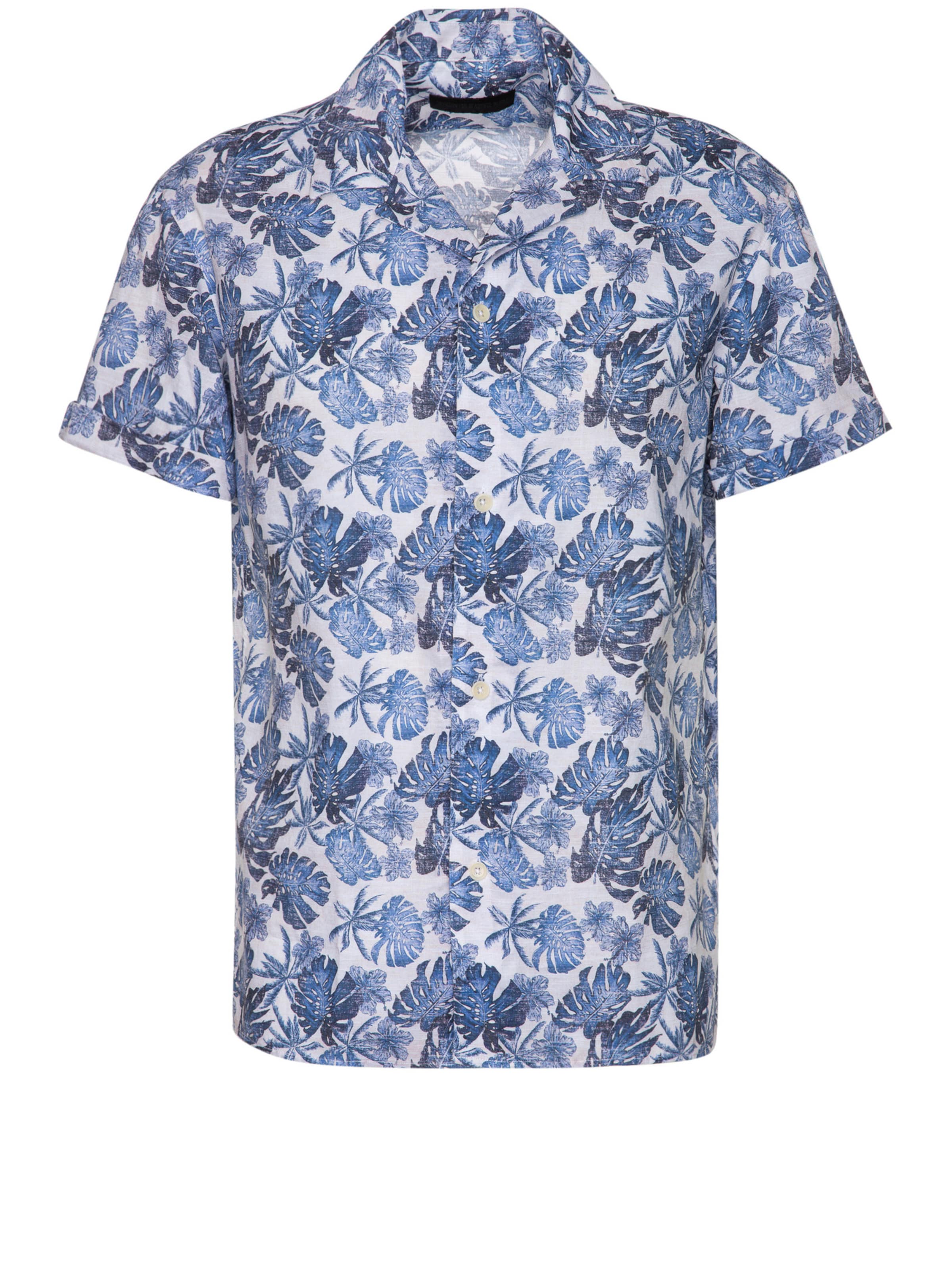 DRYKORN Regular fit Button Up Shirt 'Bijan' in Blue: front