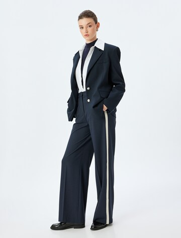 Koton Wide Leg Hose in Blau