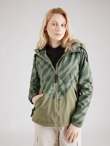 ICEPEAK Weatherproof jacket 'Achin' in Green: front