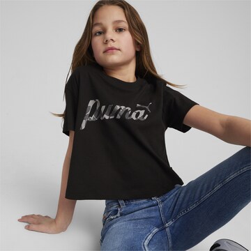 PUMA T-Shirt 'ESS+' in Schwarz