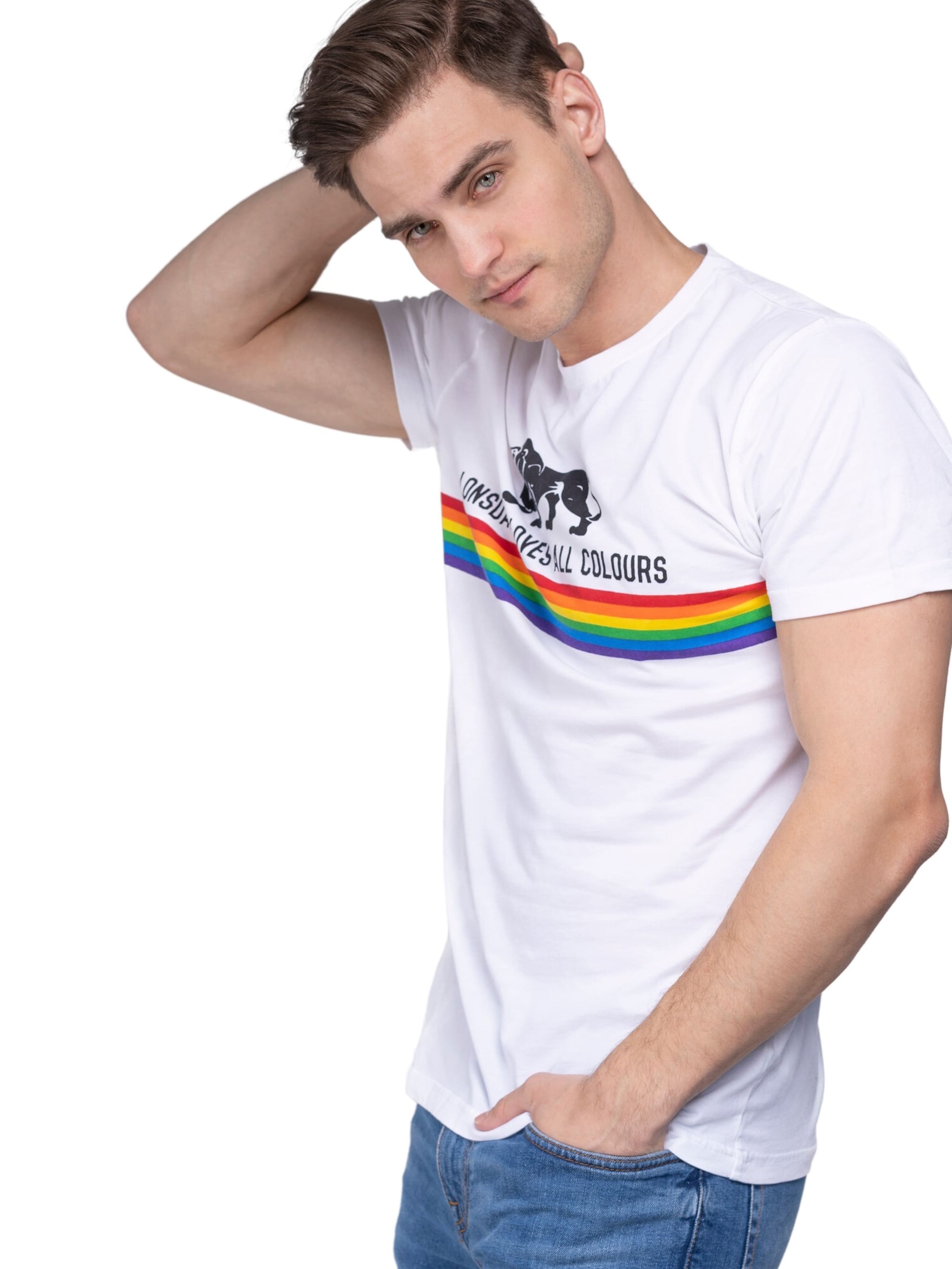 LONSDALE Bluser & t-shirts 'Nelson' i hvid