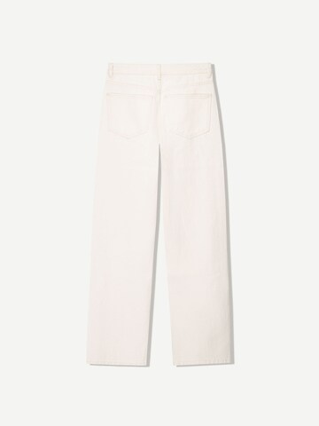 Wide leg Jeans di Bershka in beige