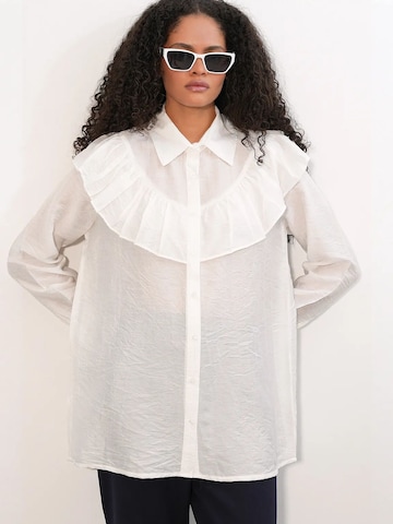 Camicia da donna di Bigdart in bianco: frontale