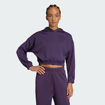 Sweat de sport ADIDAS PERFORMANCE en violet : devant