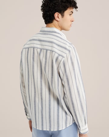 WE Fashion Tavaline suurus Triiksärk, värv sinine