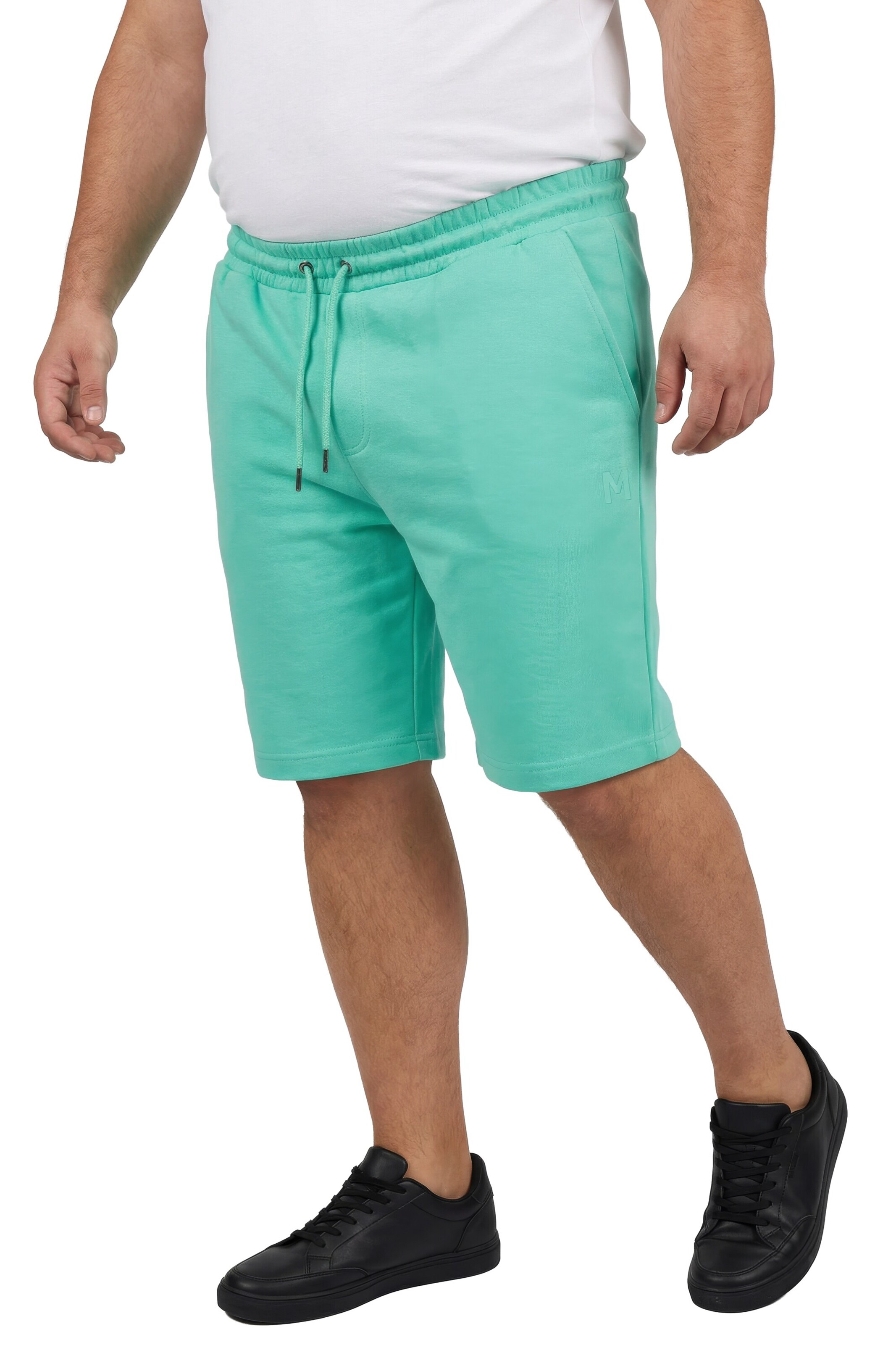 Men Plus Regular Broek in Groen: voorkant