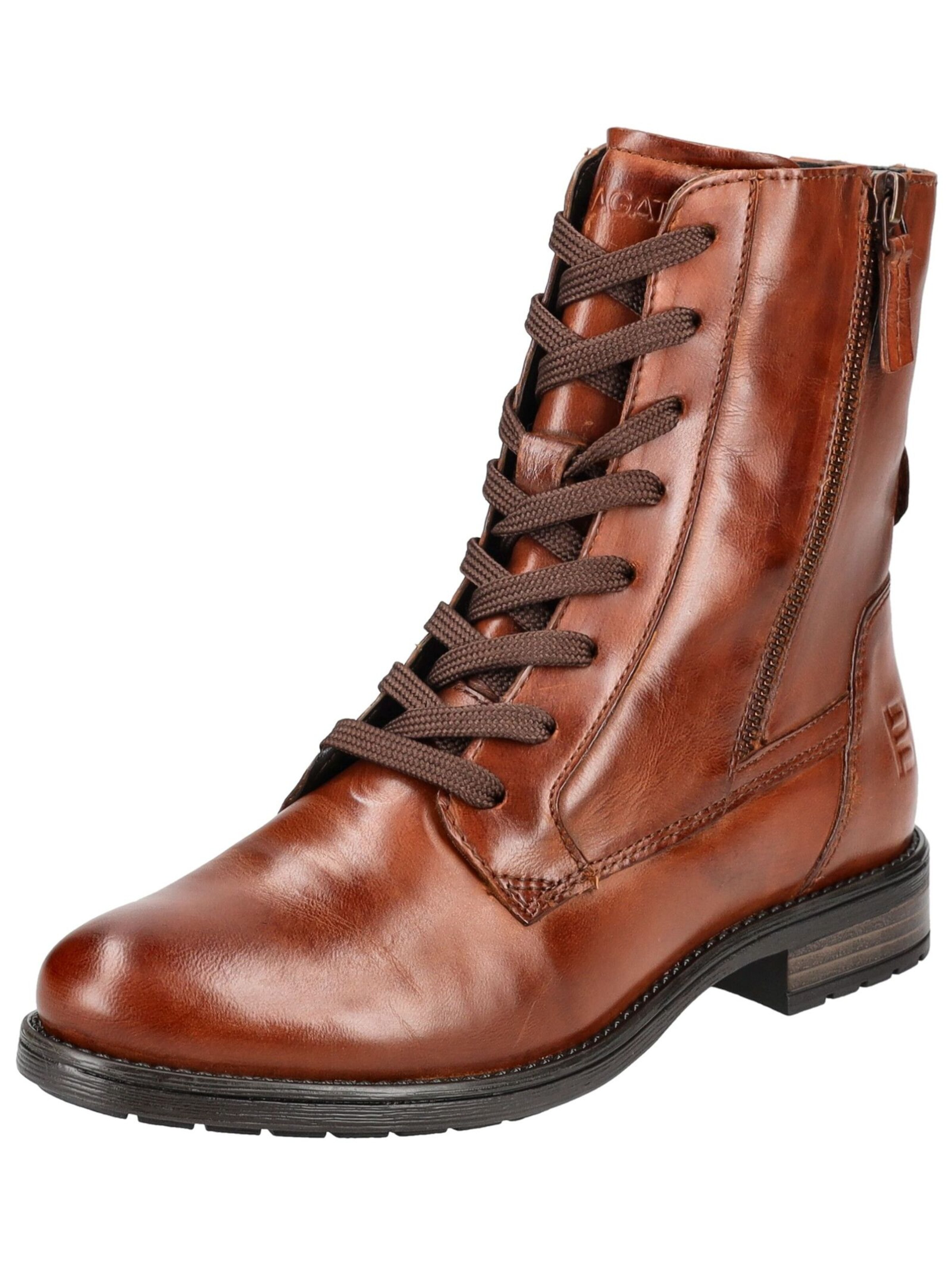 TT. BAGATT Schnürstiefelette in Braun: Vorderseite