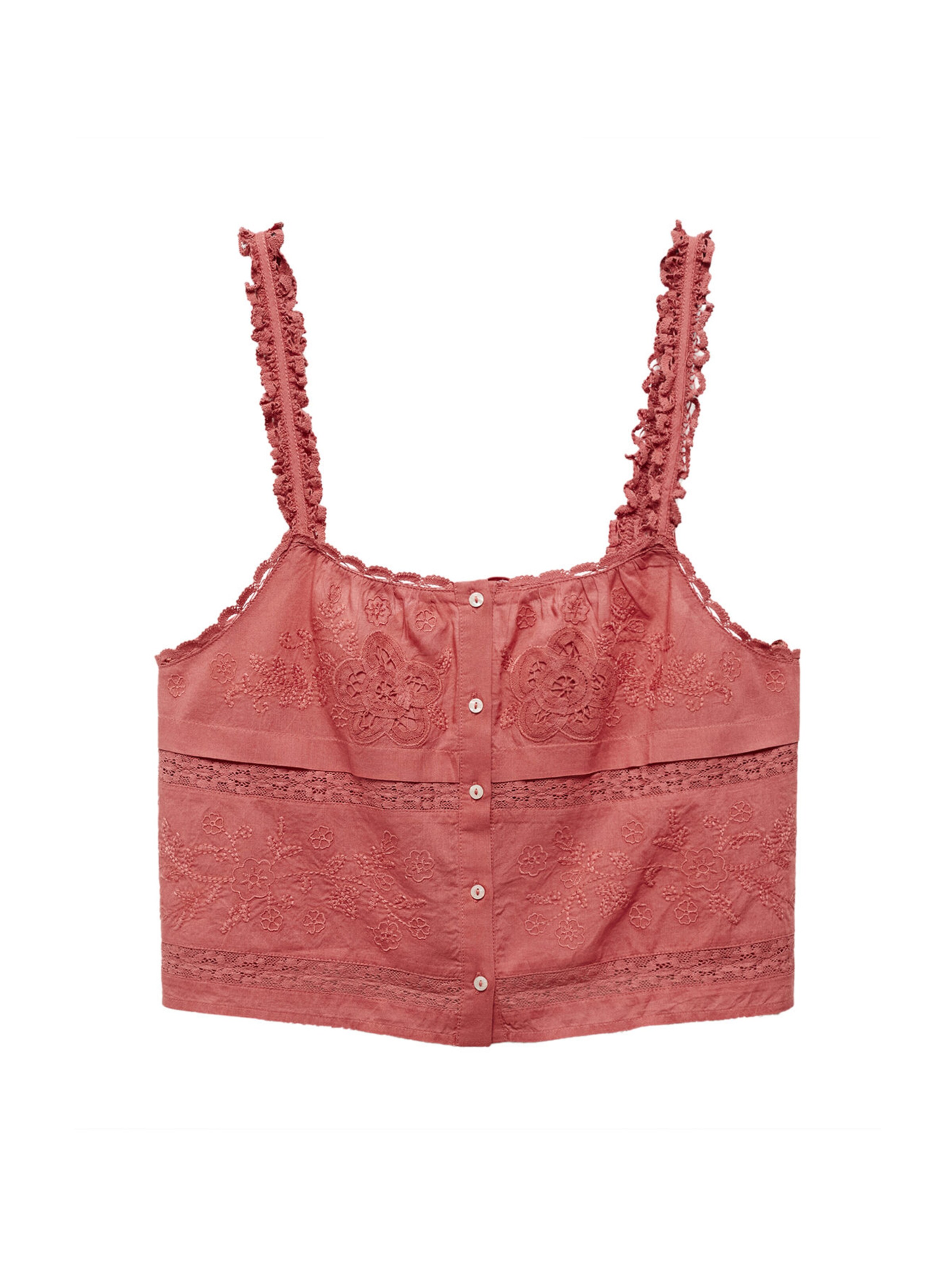 MANGO Top 'Alicante' – červená: přední strana