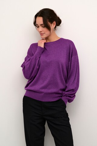 Kaffe Sweater 'Regina' in Purple: front