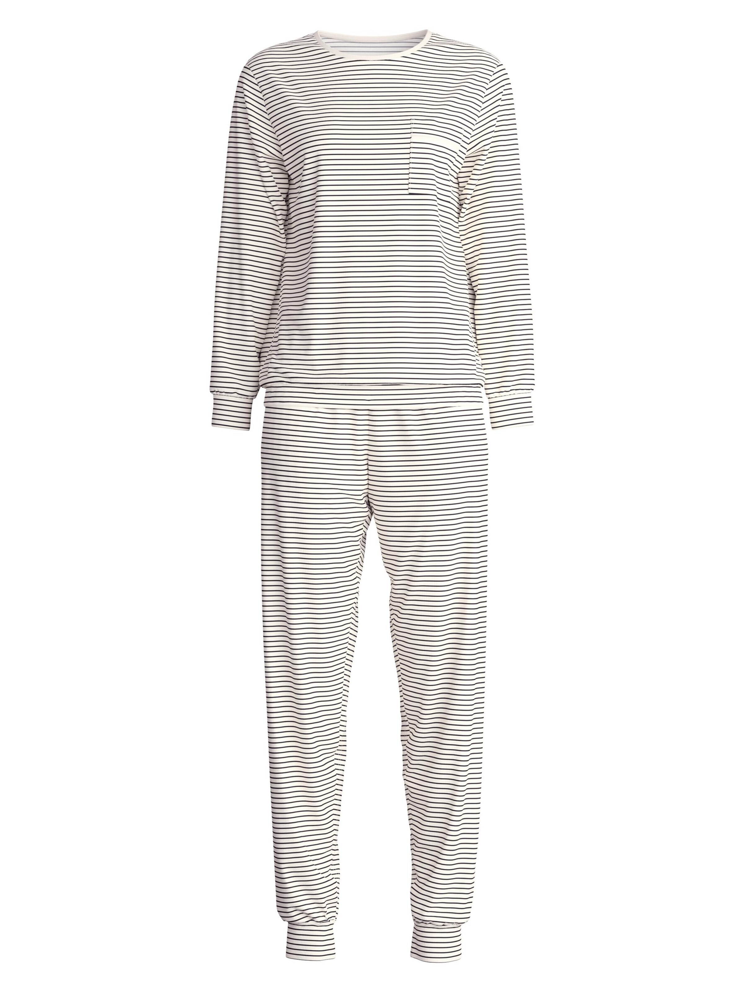 CALIDA Pyjama 'Sweet Dreams'‌‌ in Beige: Vorderseite