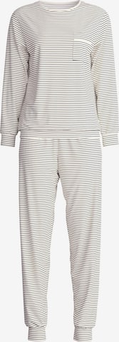 CALIDA Pyjama 'Sweet Dreams' in Beige: Vorderseite