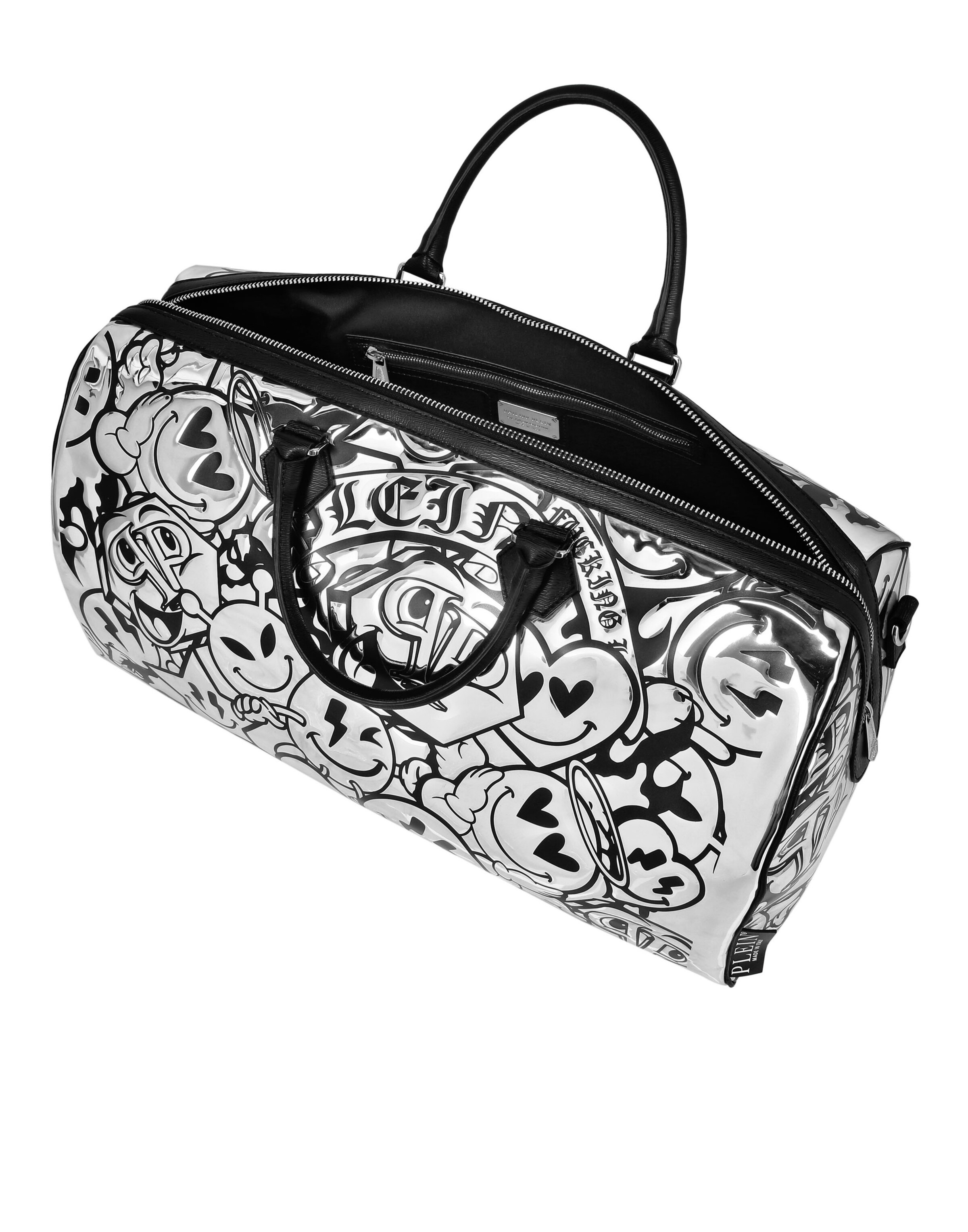 Philipp Plein Suitcase ' Smile ' in Silver