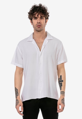 Redbridge Regular fit Button Up Shirt 'Huddersfield' in White: front