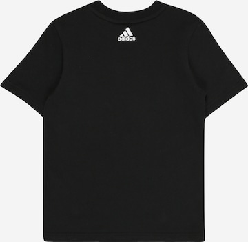 ADIDAS SPORTSWEAR Λειτουργικό μπλουζάκι 'Essentials Lineage' σε μαύρο