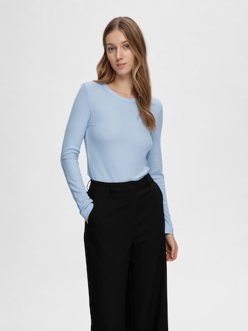 SELECTED FEMME Shirt 'SLFDIANNA' in Blue: front