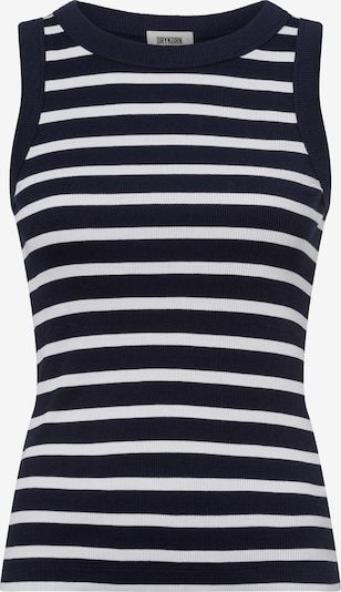 DRYKORN Top 'Olina' in S in Marine blue / White, Item view