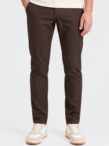 !Solid Slimfit Chino 'SDFrederic' in Bruin: voorkant