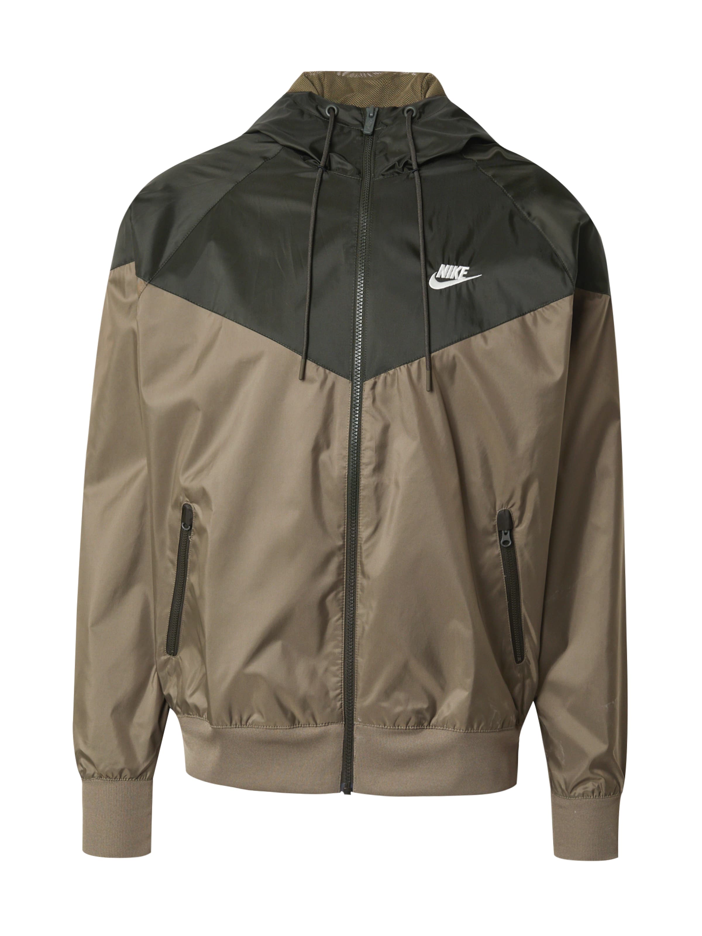 Nike Sportswear Starpsezonu jaka 'Heritage Essentials' pieejams XS, krāsa - haki / olīvzaļš, Preces skats