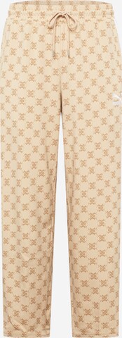 PUMA Regular Broek in Beige: voorkant