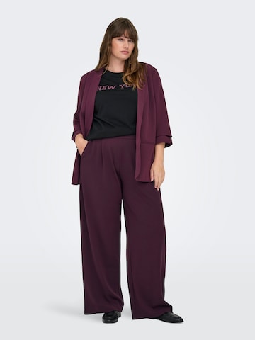 ONLY Carmakoma Wide Leg Hose in Rot