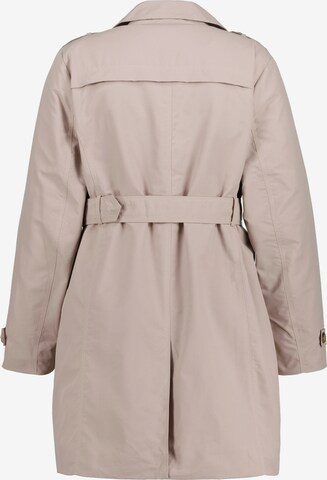 Ulla Popken Between-Seasons Coat in Beige