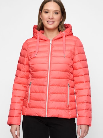 Covered Winterjas 'Nala' in Oranje: voorkant