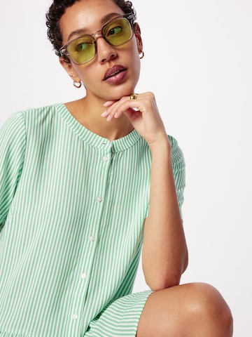 VERO MODA Blousejurk 'BUMPY' in Groen