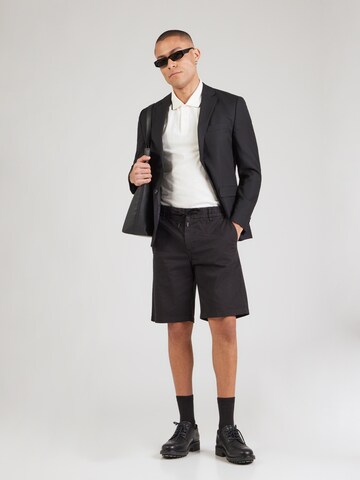 BOSS - Tapered Pantalón chino 'DS-1-S' en negro