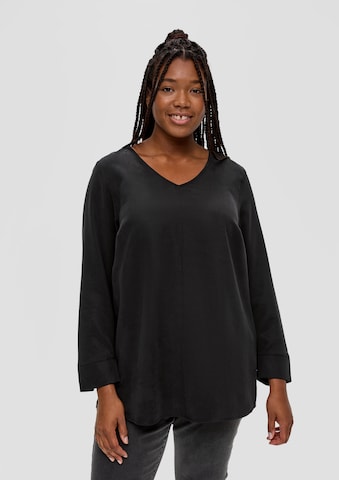 TRIANGLE Bluse in Schwarz: predná strana