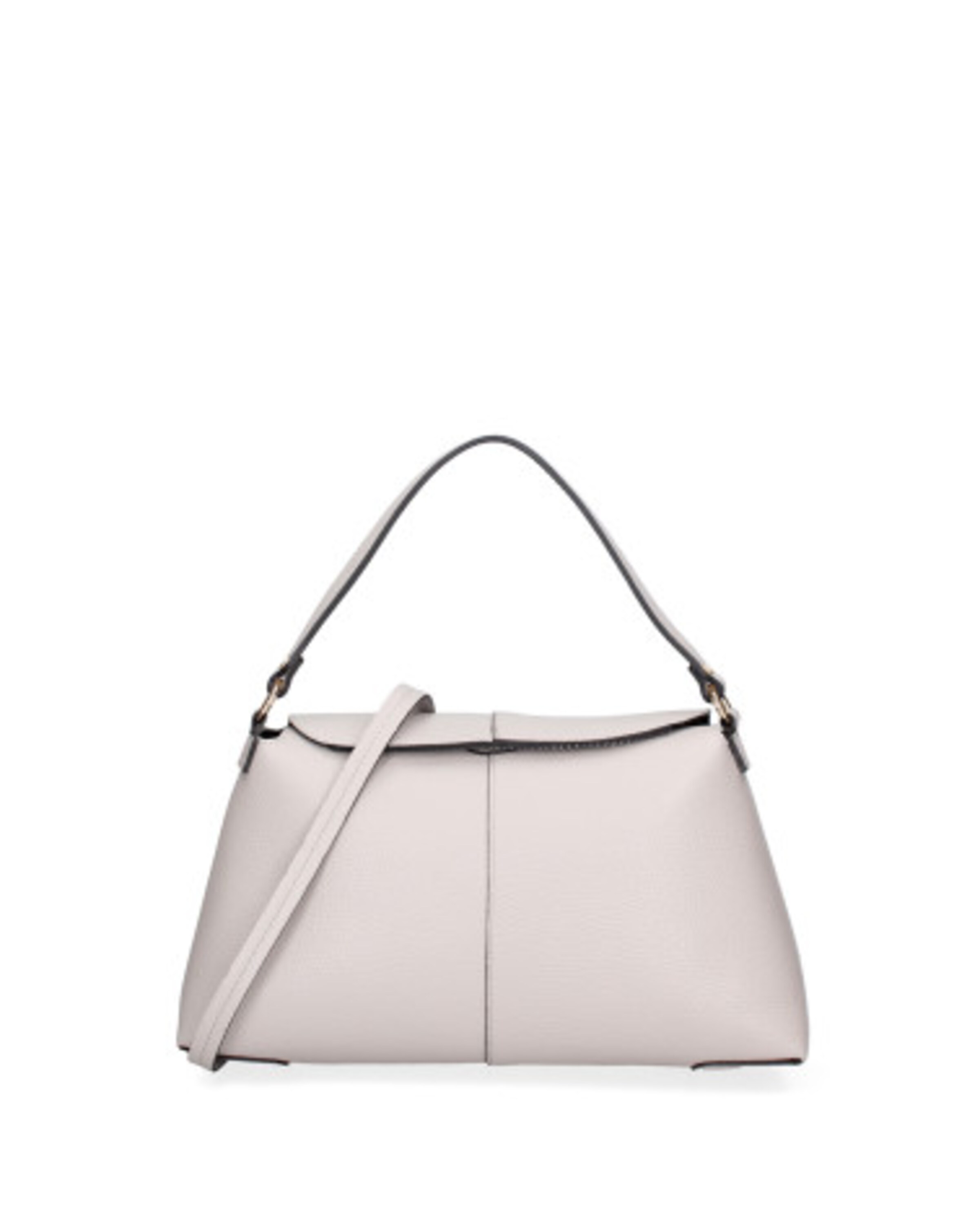 Borsa a spalla di Roberta Rossi in grigio: frontale