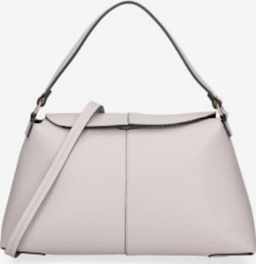 Borsa a spalla di Roberta Rossi in grigio: frontale