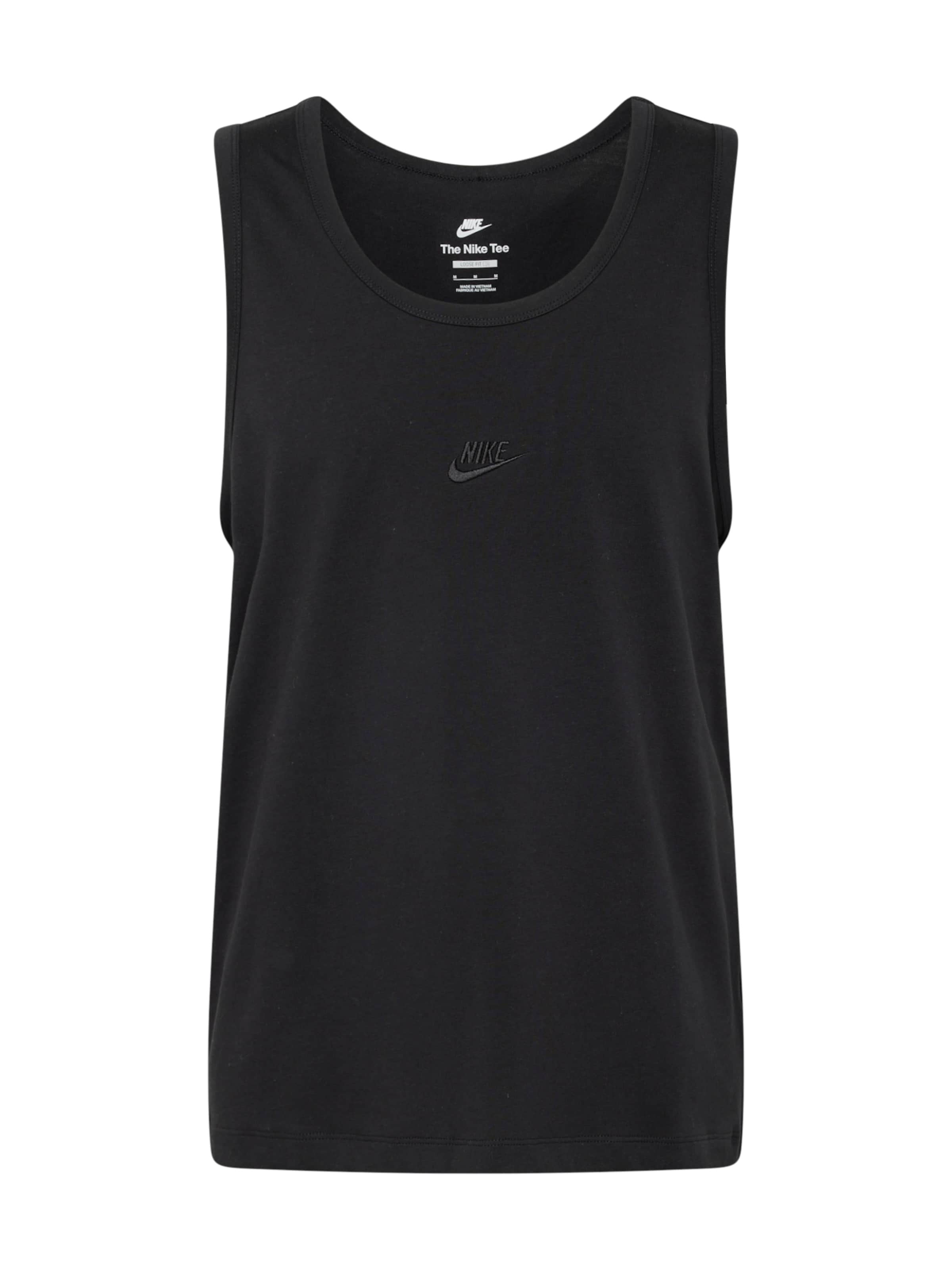 Nike Sportswear - Camisa ' ESSNTL' em preto: frente