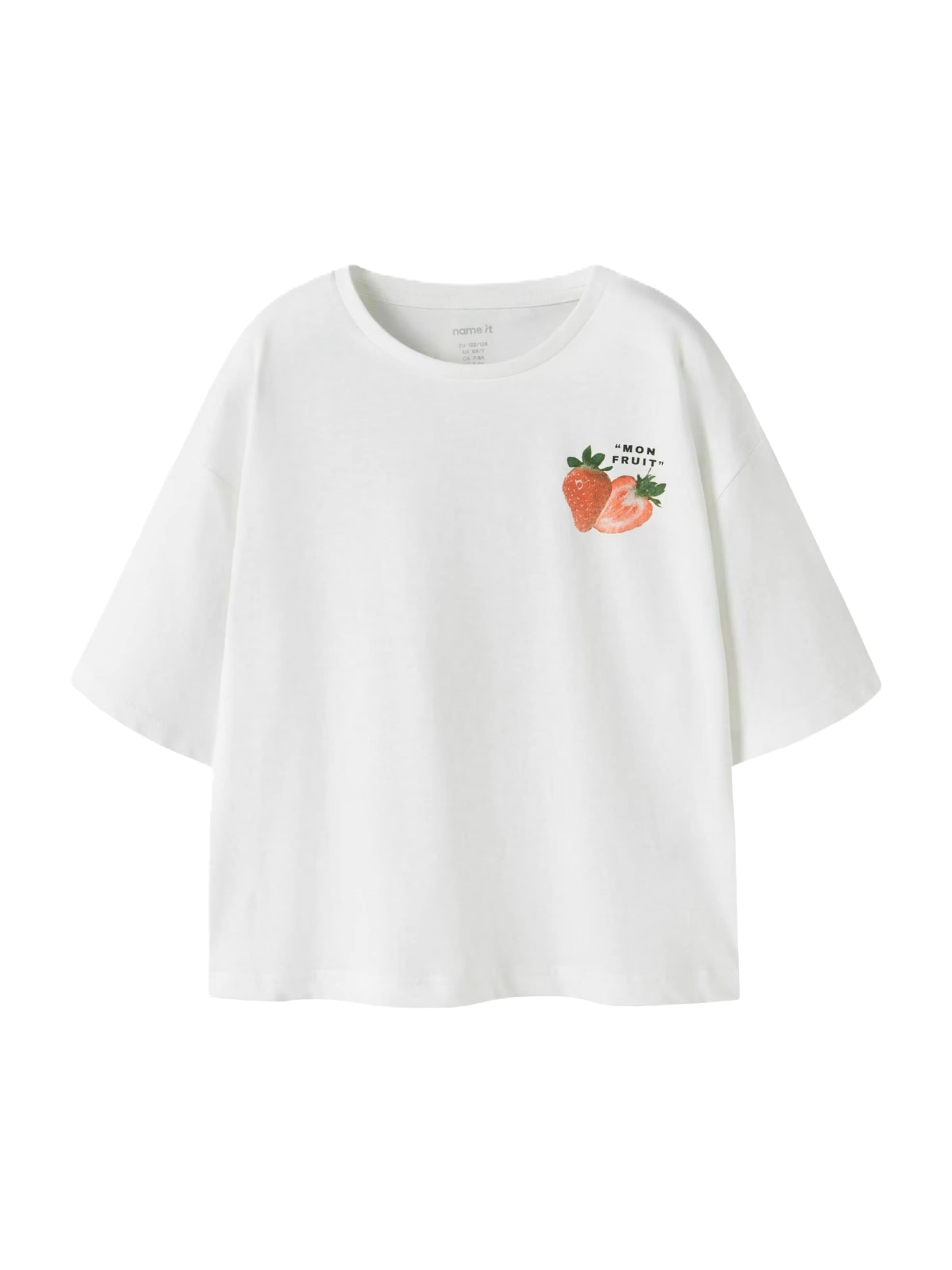 NAME IT Shirt 'NKFJEMILLO' in White: front