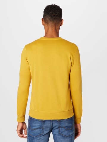JACK & JONESSweater majica 'Stamp' - žuta boja