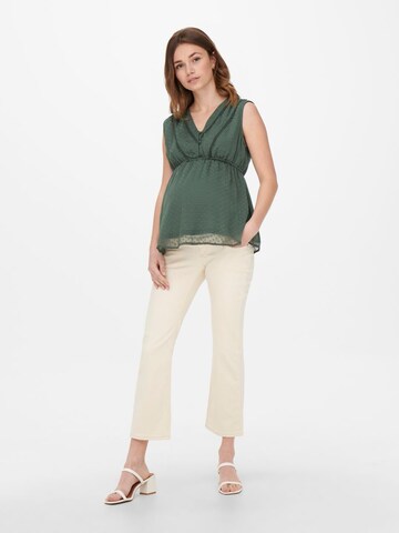 Only Maternity Top 'Mama' in Green