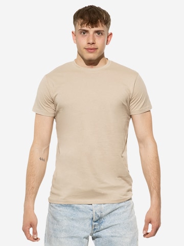 Cotton Prime - Camisa em bege: frente